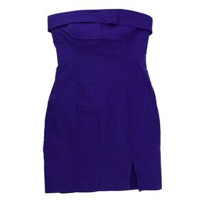 Thats So Fetch Dress Royal Blue Strapless Mini Cocktail Party Wedding Club Night